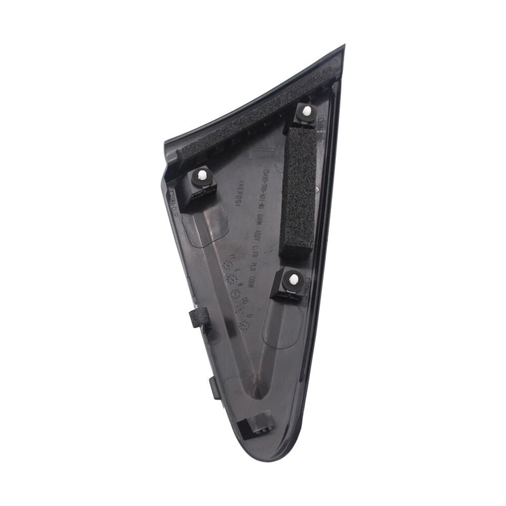Front Exterior Pillar Trim for Honda Civic 2012-2015 ()