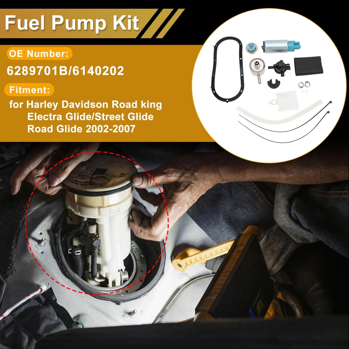 Fuel Pump for Harley Davidson Road Electric