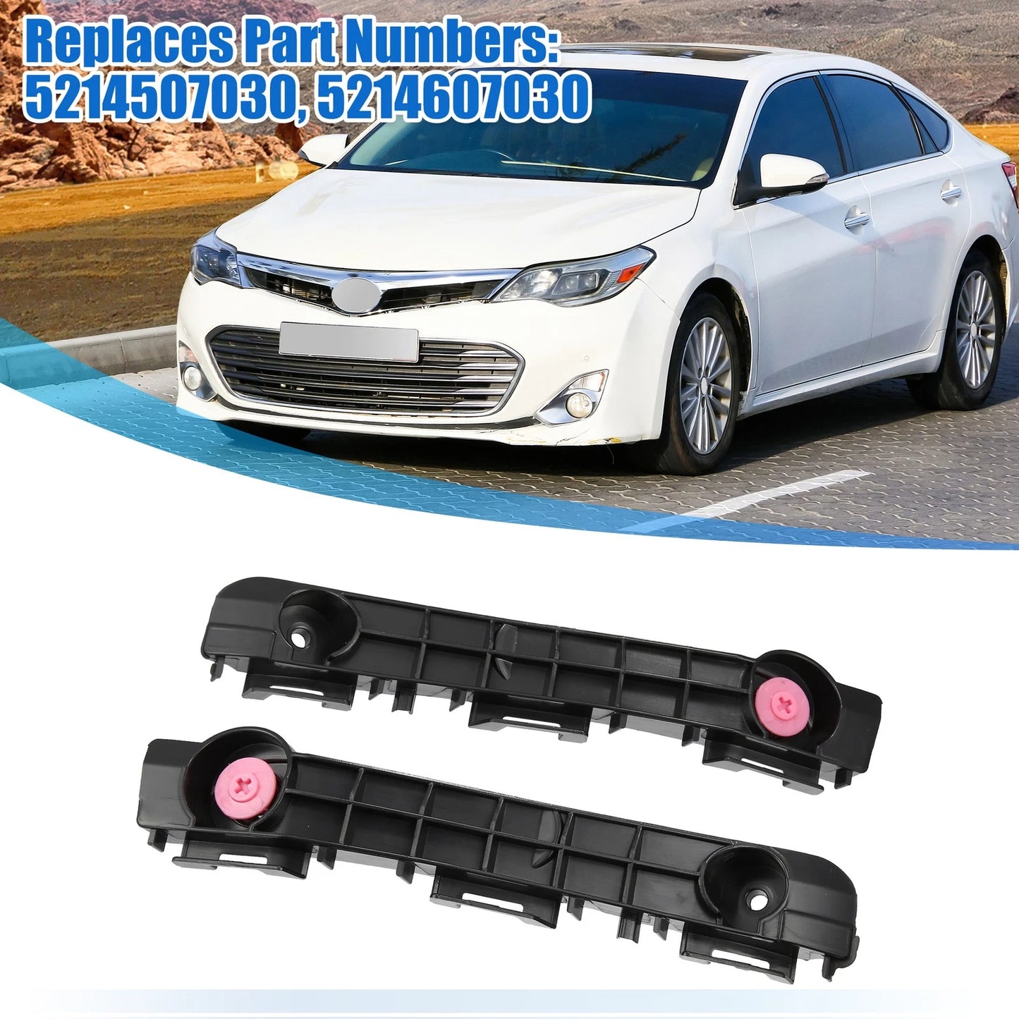 Pair Front Bumper Mounting Support Bracket for Toyota Avalon