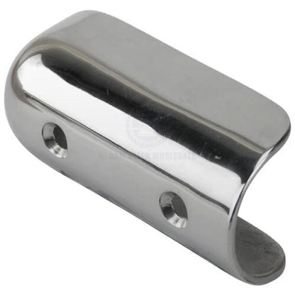 Gunwhale End Cap for 35mm Round Gunnel - 316 Stainless Steel