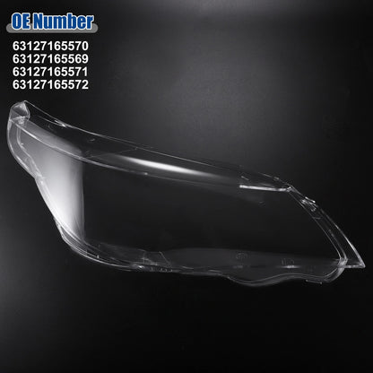 Headlight Clear Lens Cover for BMW 5-Series E60 (2004-2007)