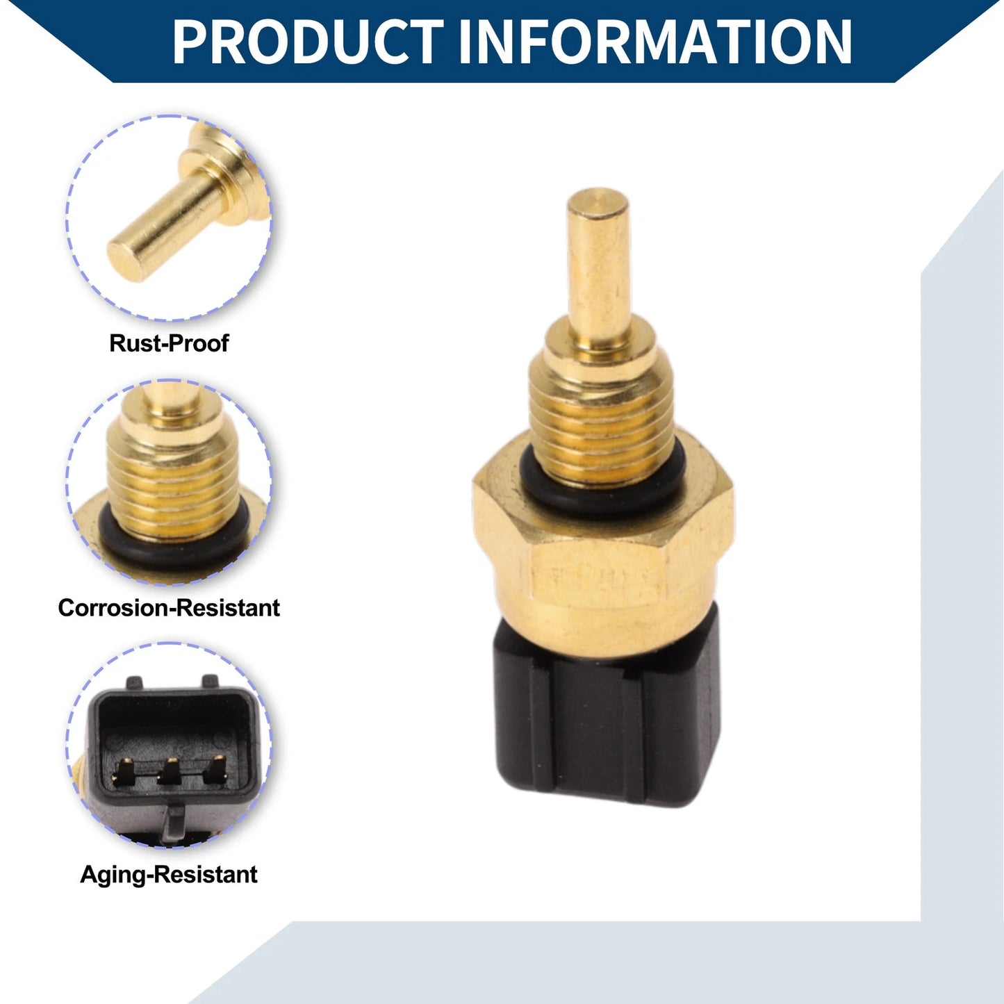 Engine Coolant Temperature Sensor for Kia Rio (2001-2002)