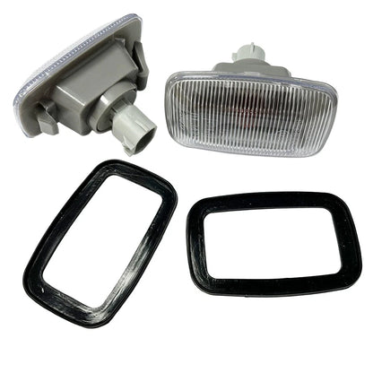 Clear Front Side Marker Flasher Lights for Toyota Land Cruiser 100 90 70 Hilux