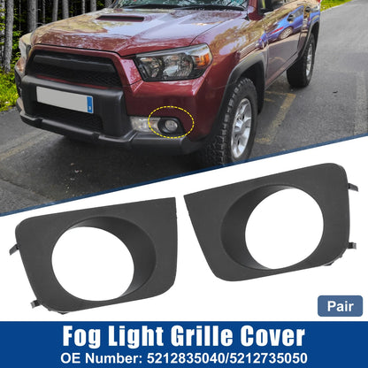 Pair Car Front Fog Light Grille Cover Trims Frame for Toyota