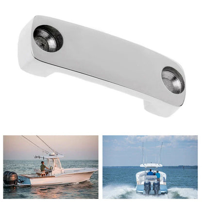 Boat Deck Attach Fitting Silver 1.89"x0.55" for All Boats and PWC