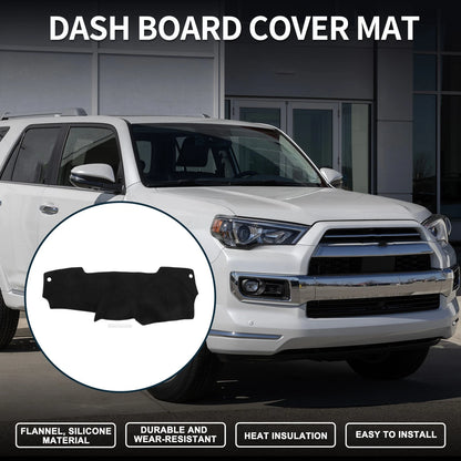 Dashboard Cover Mat for Nissan Micra March K13 Sun Protector Black (2010-2017)