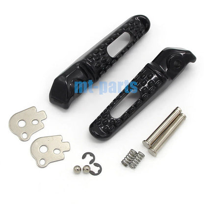 Black Rear Footrest Pegs for Honda CBR600RR (2005-2019)