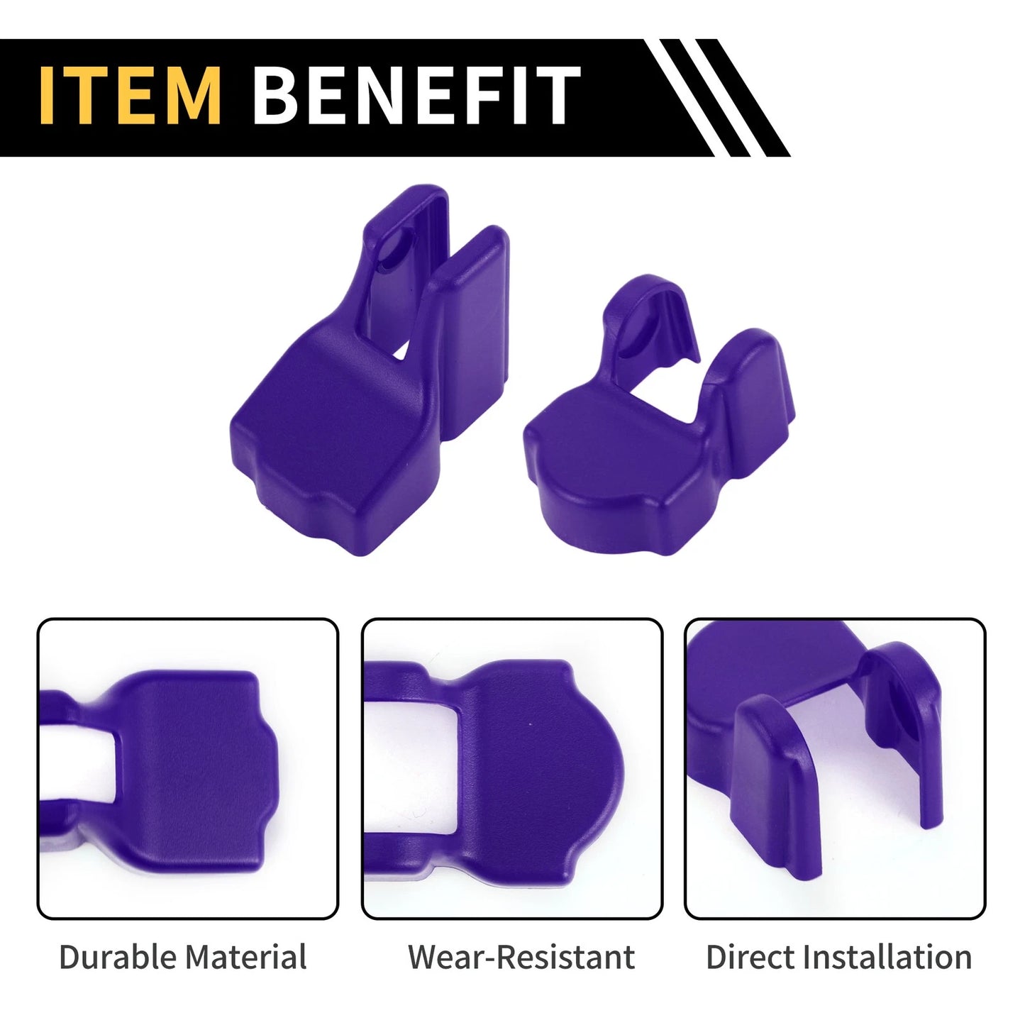 Door Limiting Cover Trim for Jeep Wrangler JL JLU (2018-2024) - Purple