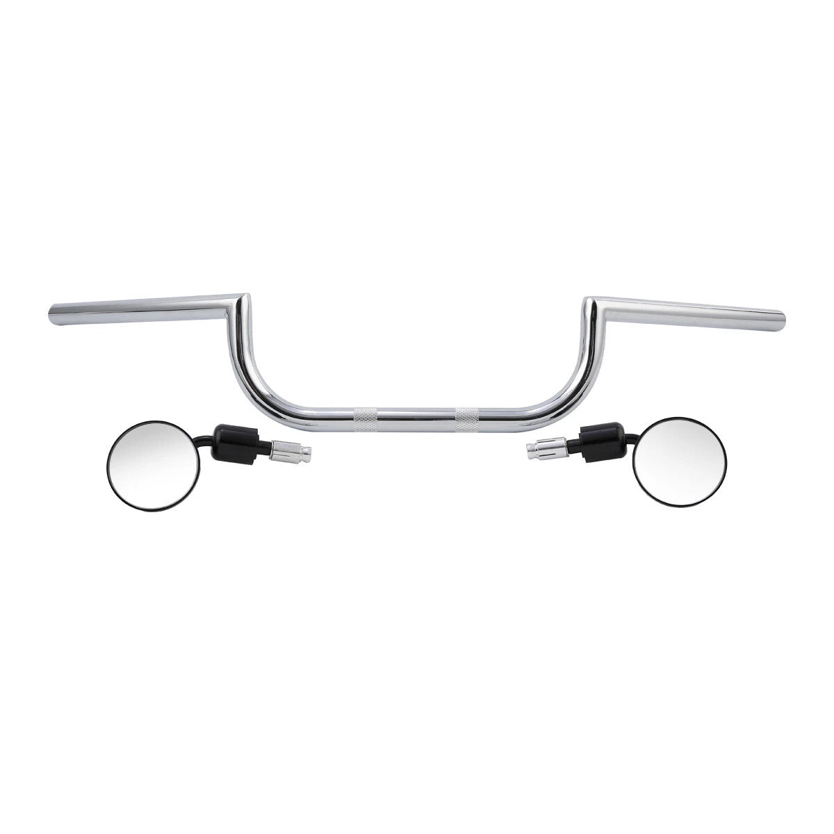 Chrome 7/8" Handlebar & Rear-View Mirrors for Yamaha Cafe Racer