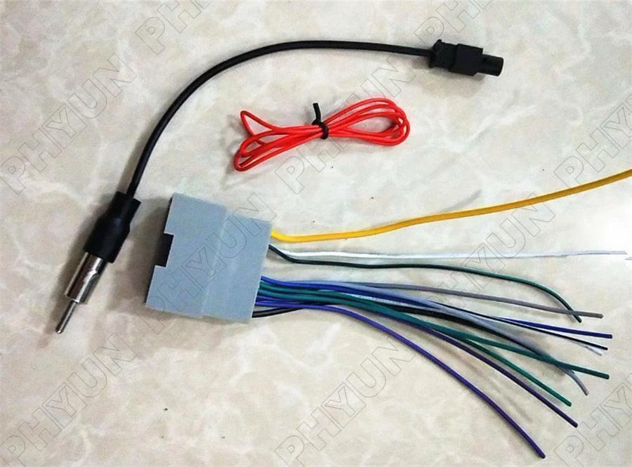 Stereo Radio Wiring Connector & Antenna Adapter for Chrysler Dodge Jeep RAM