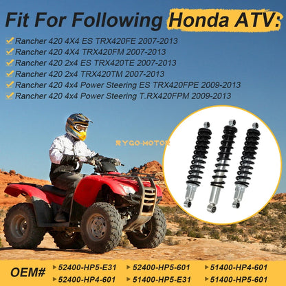 Front & Rear Shocks for Honda Rancher 420 (2007–2013)