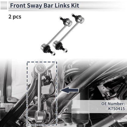 Front Stabilizer Bar Links for Ford Fusion (2010) - 2 Pcs