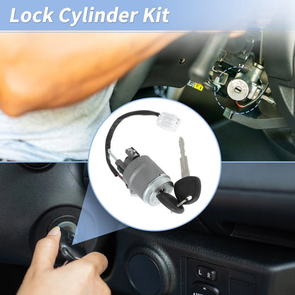 Ignition Lock Cylinder w/ 2 Keys for Hyundai Tucson (2005-2009)