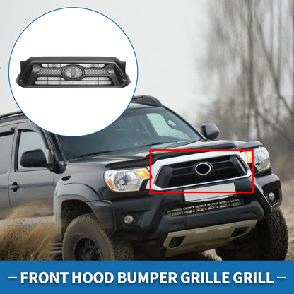 Front Hood Bumper Grille Grill for Toyota Tacoma (2012)