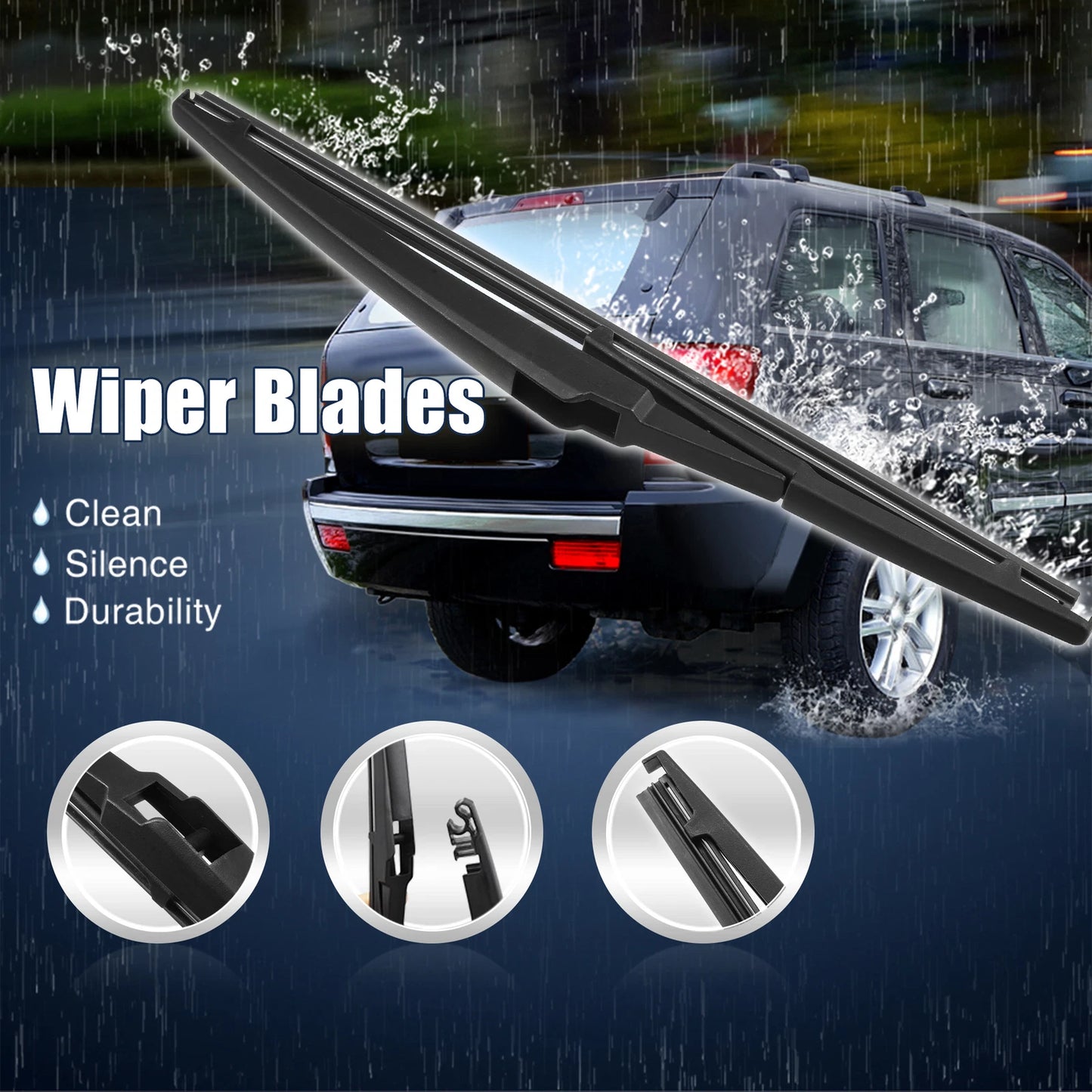 310mm 12" Rear Windshield Wiper Blades for Toyota