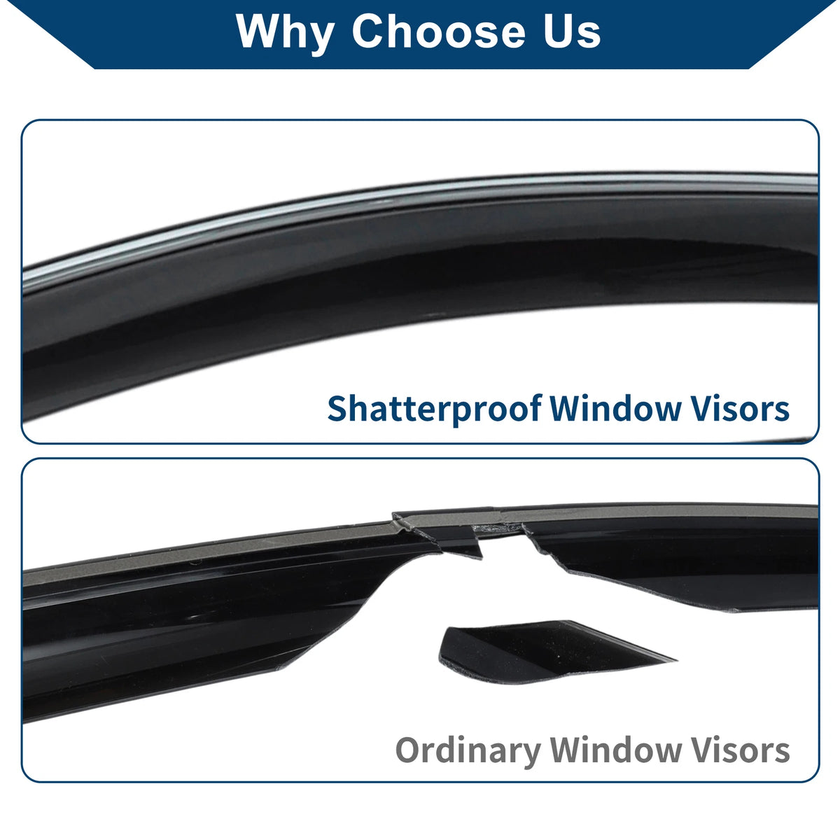 Car Window Deflectors for Lexus NX250 NX350 Side Window Vent Visors (2022-2024)