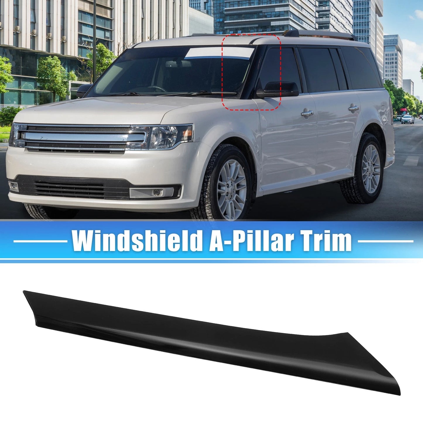 Left Windshield A-Pillar Trim Panel for Ford Flex (2009-2019)