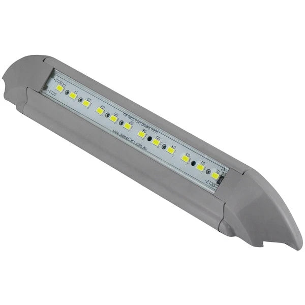 Waterproof LED Light Cool White 12V Boat Caravan Awning 400 Lumen Grey