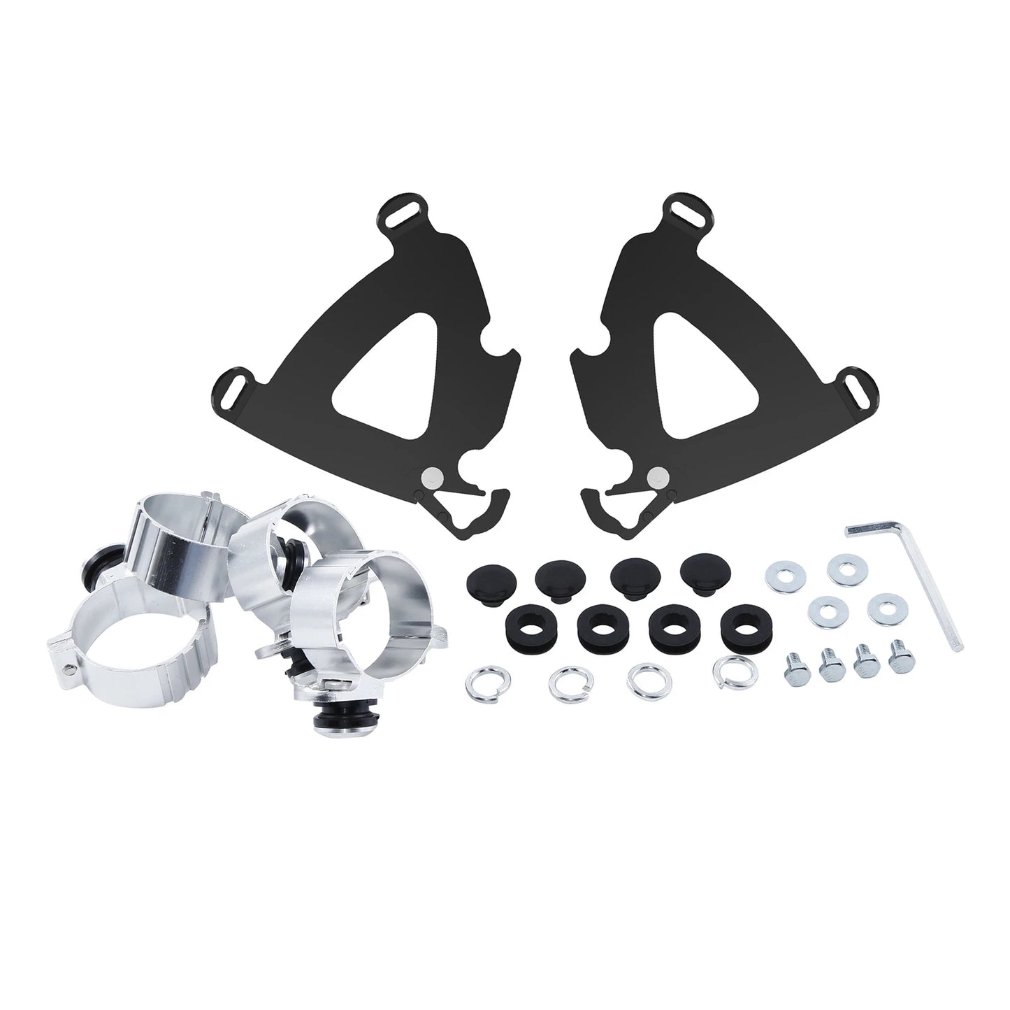 49mm Gauntlet Fairing Trigger Lock Mount for Harley Dyna Super Glide (2007-2014)