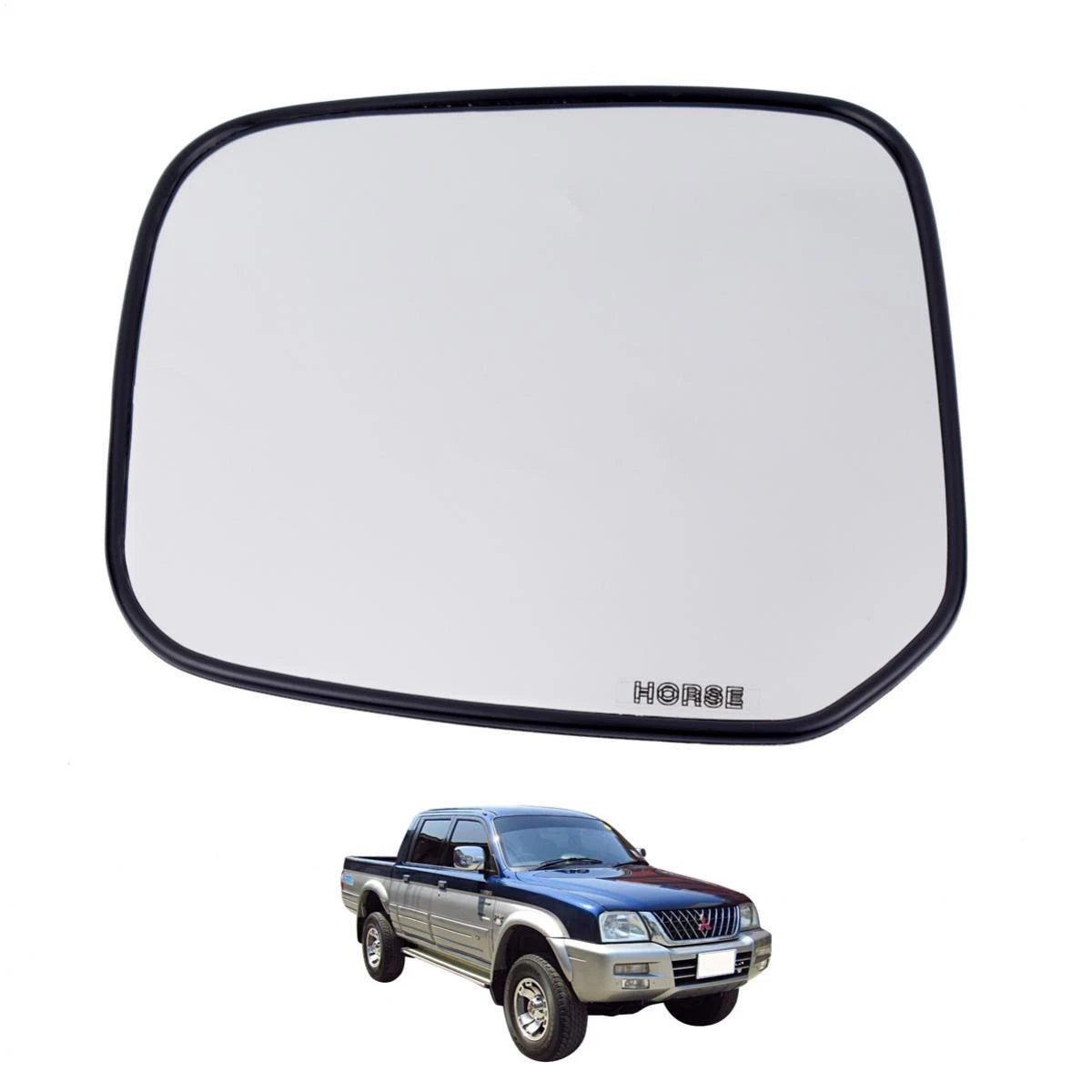 Side Mirror Glass Lens Left Fits Mitsubishi L200 Strada Pickup Truck 1998-05 D06