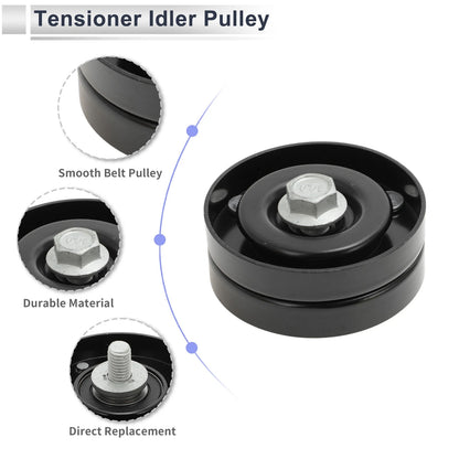 Drive Belt Idler Pulley for Jeep Cherokee (2001-2008) 1 x Pulley