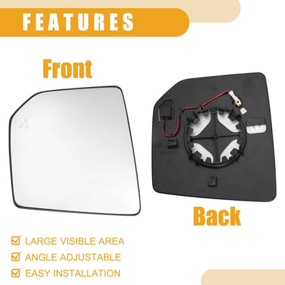 Rear View Mirror Glass for Ford F-150 (2015-2023)