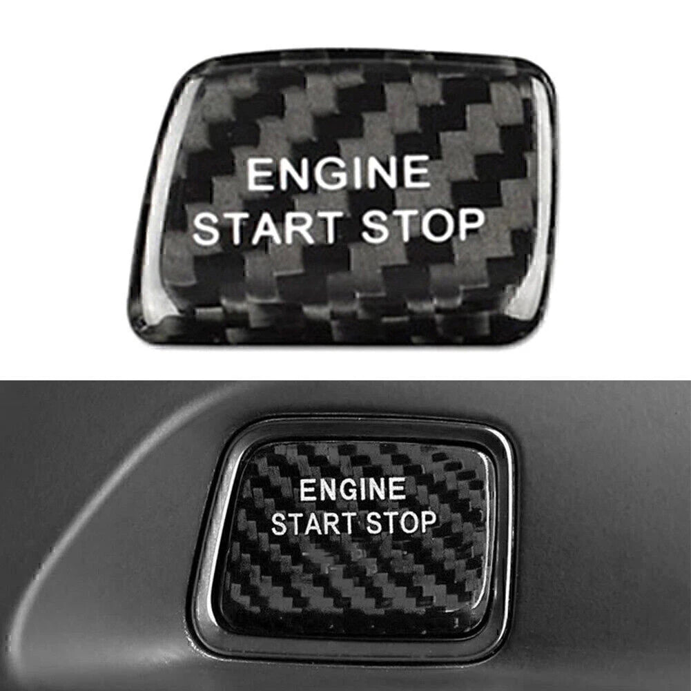 Carbon Fiber Engine Start Stop Button Cover for Chevrolet Camaro (2010-2023)