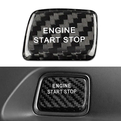 Carbon Fiber Engine Start Stop Button Cover for Chevrolet Camaro (2010-2023)