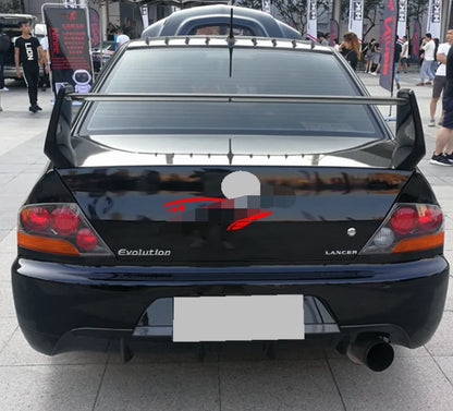 Rear High Wing Trunk Spoiler for Mitsubishi Lancer Evolution 2003-2007 Unpainted