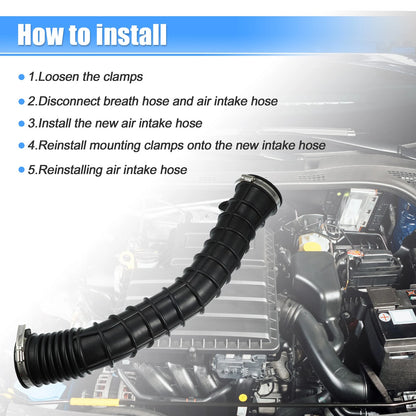 Air Intake Outlet Hose Tube w/ Clamps for Ford Ranger (1998-2003)