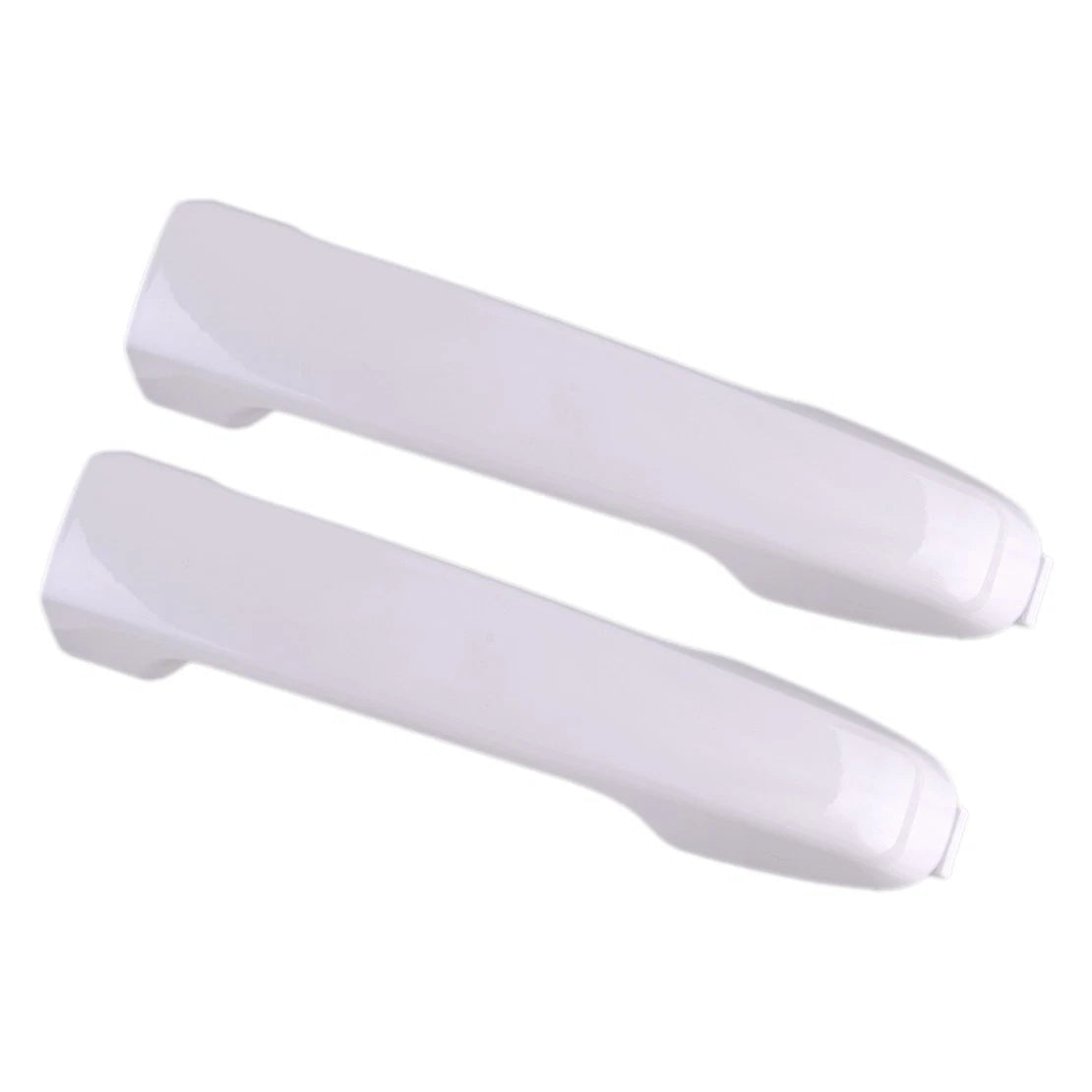 2 x White Exterior Door Handle for Toyota Land Cruiser Prado (2010-2023)