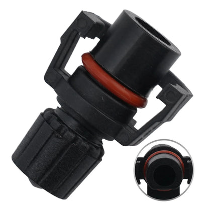 Car Coolant Thermostat Drain Cap Flange Black