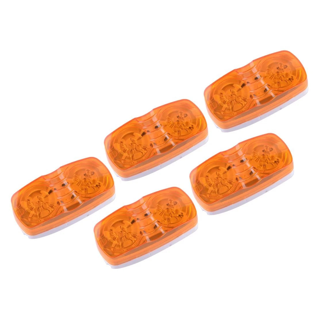 5x Amber LED Side Marker Lights for Trailer Truck RV