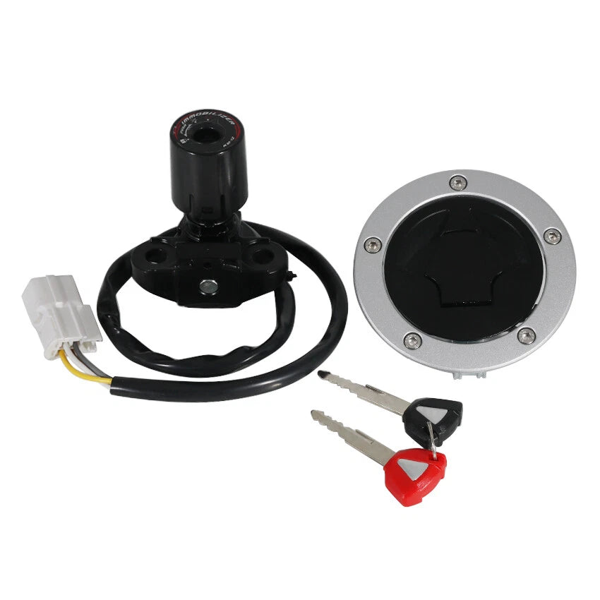 Ignition Key Switch Lock Set for Kawasaki Ninja ZX14R, ER650, ER6N, EX650 (2006-2023)