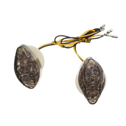 Smoked LED Flush Mount Turn Signals for Honda CBR600 2003-2012, 1000RR 2004-2007