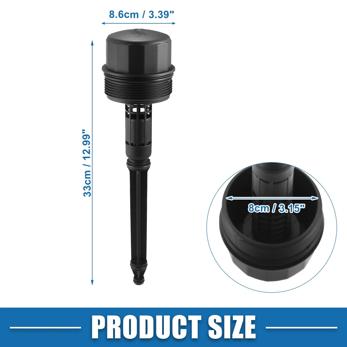 Engine Oil Filter with Housing Cap for Mercedes-Benz C240 C280 C320 (2001-2005)