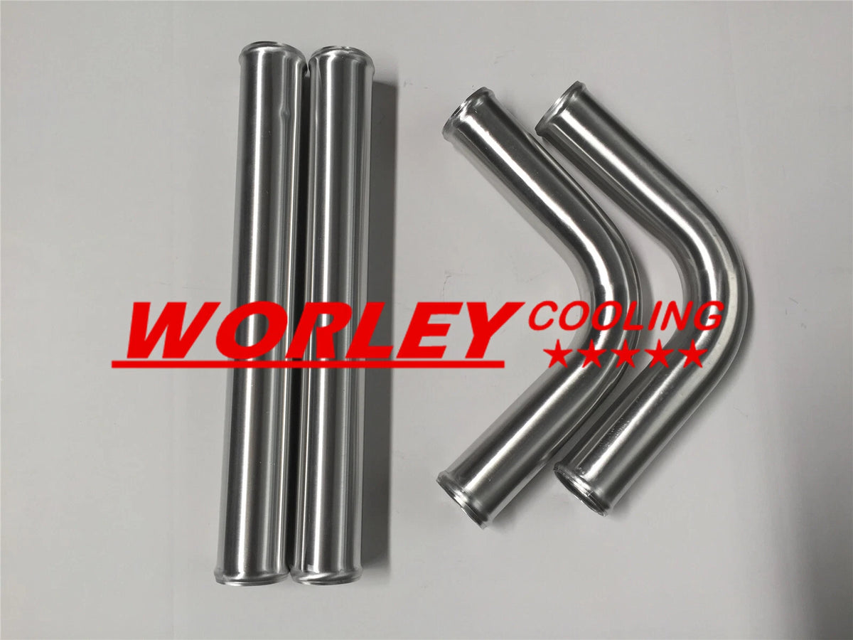2 x 2.5" Aluminum Universal Intercooler Turbo Piping Kit for QLD