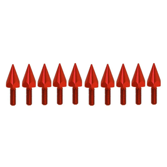 10Pcs Red Windshield Screws & 5MM Bolts for Motorcycle