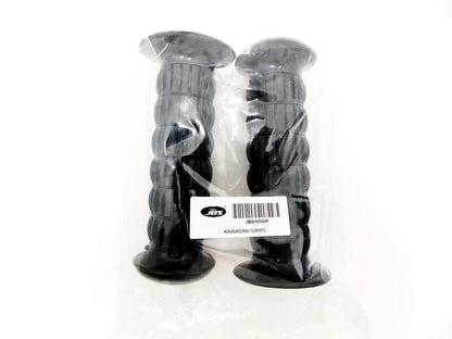 Black Hand Grip Set for Kawasaki KZ440 (1980-1982) - Left & Right Pair