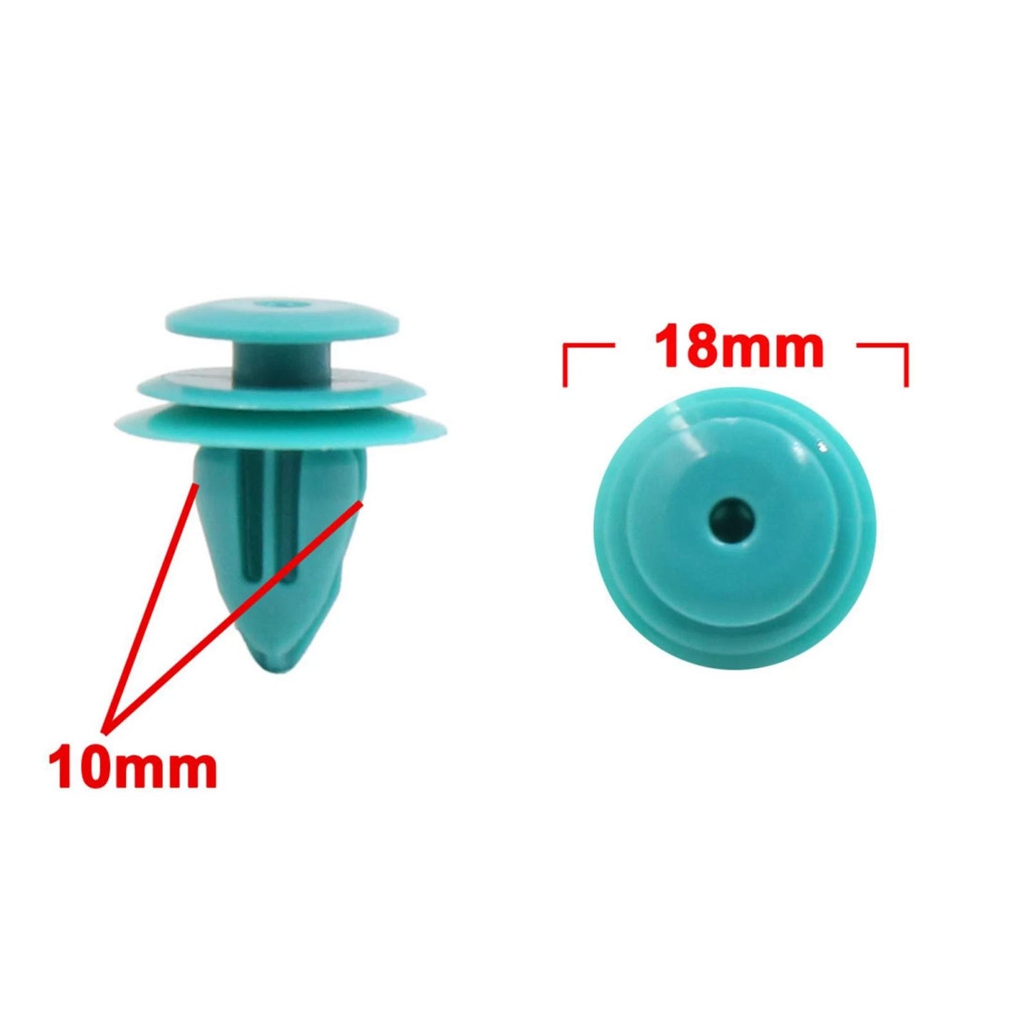 50pcs Trim Panel Retainer Clips & Fastener Remover for Toyota