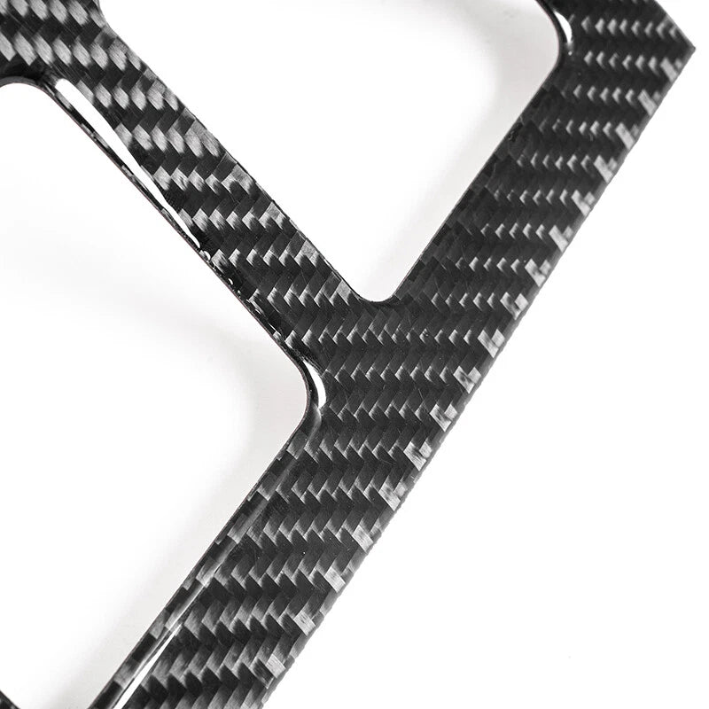 Dry Carbon Fiber Rear Air Vent Panel Frame Bezel for Dodge Challenger (2008-2014)