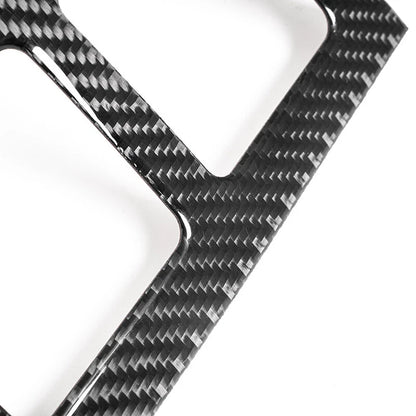 Dry Carbon Fiber Rear Air Vent Panel Frame Bezel for Dodge Challenger (2008-2014)