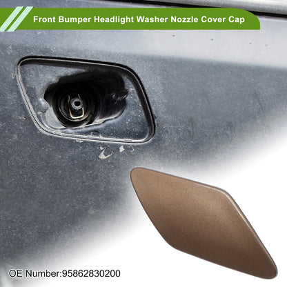 Right Washer Nozzle Cover Cap for Porsche Cayenne (2011-2014) Brown