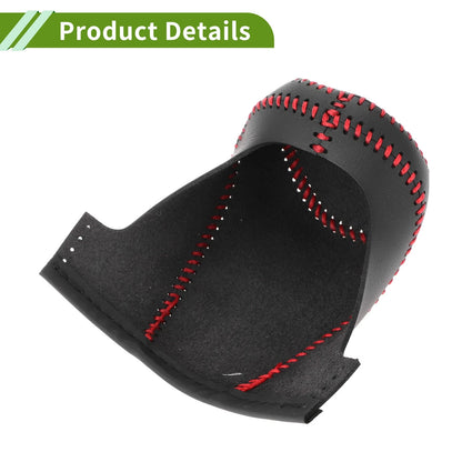 1 Pcs Car Gear Shift Knob Cover for Chevrolet Malibu (2016 - 2020) Black Red