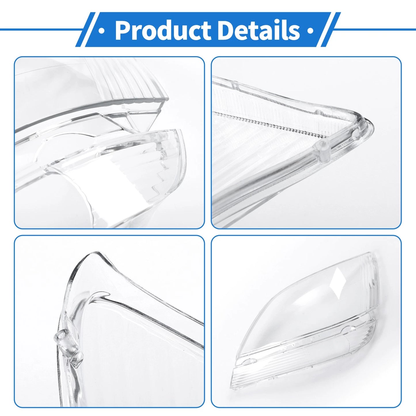 Car Front Left Headlight Lens Cover for Lexus RX300 (1999-2003)