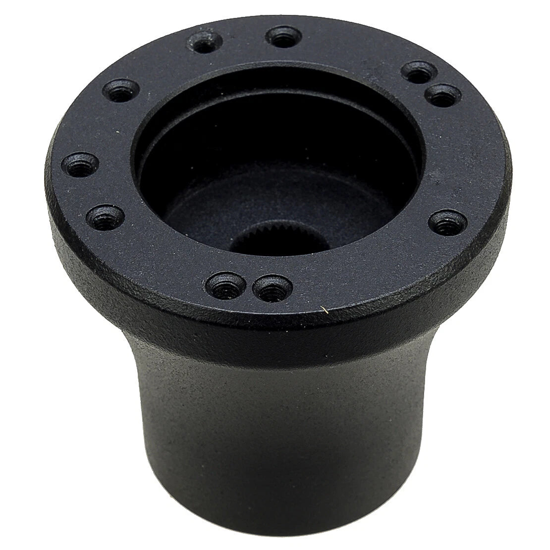 Black Golf Cart Steering Wheel Hub Adapter w/ Screws for EZGO, Club Car, Yamaha