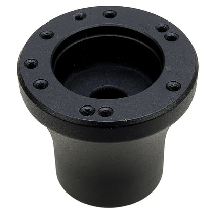 Black Golf Cart Steering Wheel Hub Adapter w/ Screws for EZGO, Club Car, Yamaha