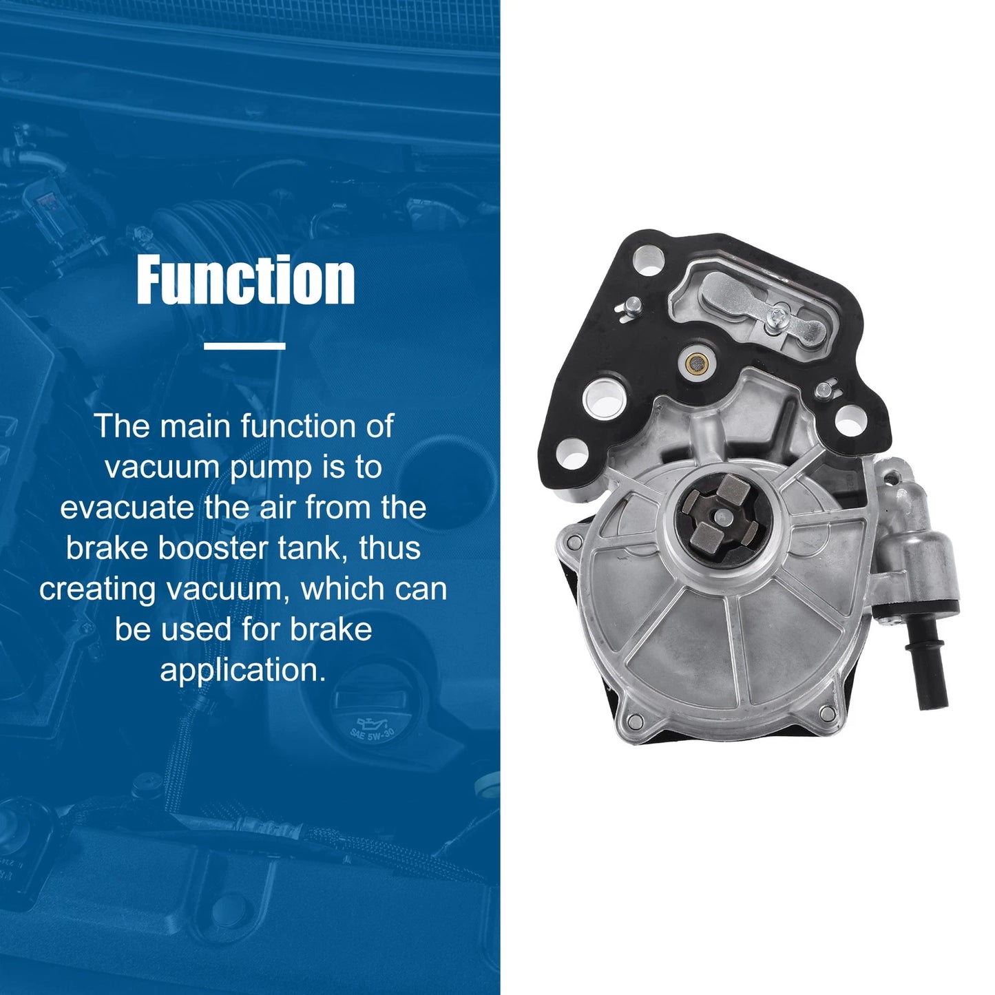 Brake Vacuum Pump 1.5L for Chevy Cruze Malibu Equinox (2015 - 2018)