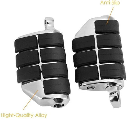 Rear Passenger Foot Pegs for Harley Touring Dyna (2006-2023)