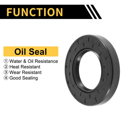 Oil Seal / 5 Pcs 45x80x12mm / Rotary Shaft Seal NBR Rubber
